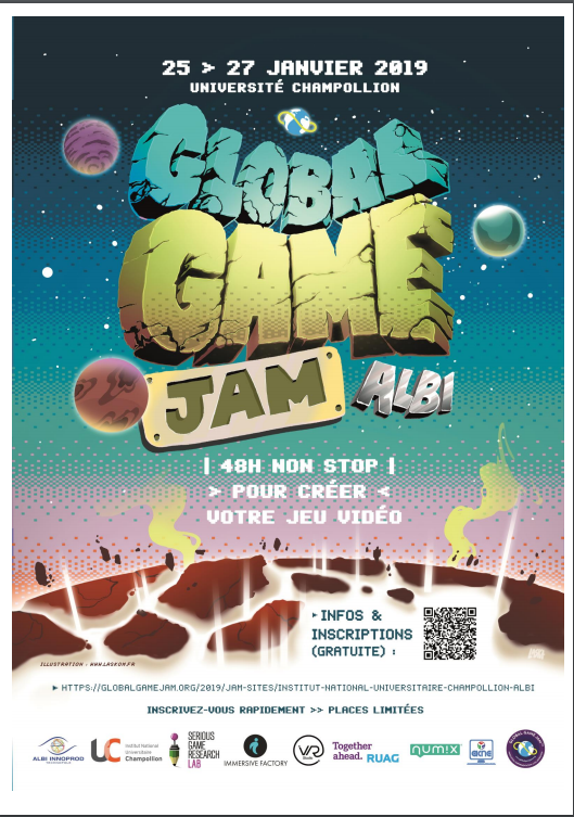 flyer global Game Jame 2019